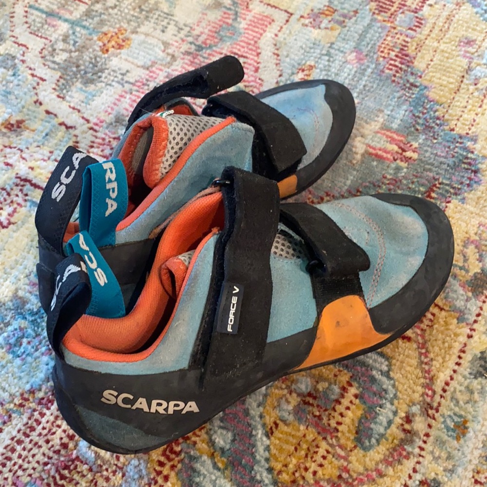 Scarpa climbing shoes